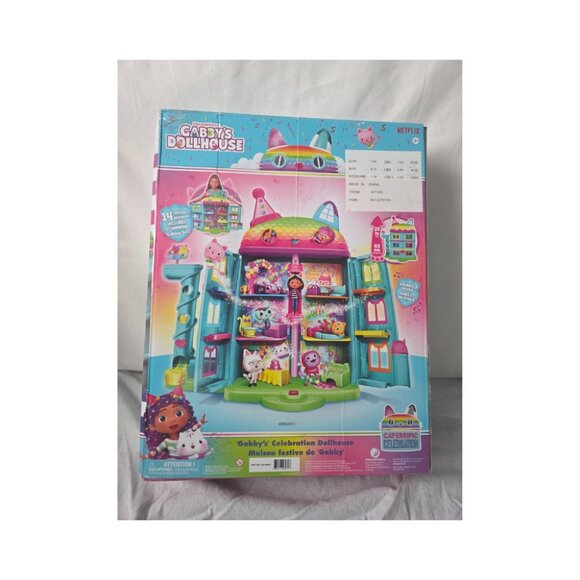 New in Box - Gabby’s Celebration Dollhouse and Deluxe Rooms Set - Picture 4 of 5